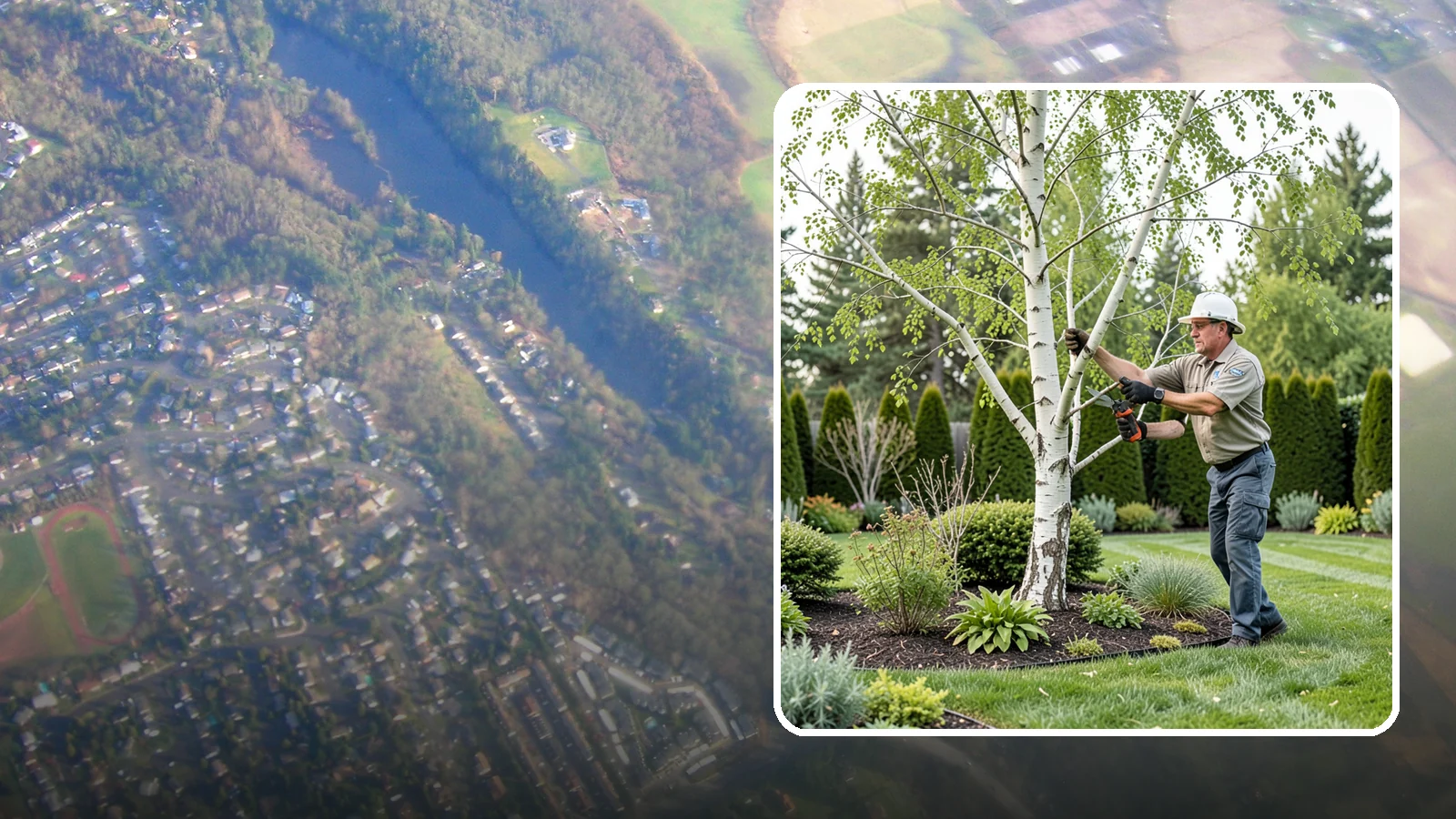 Birch Tree Pruning in Algona, King County, WA - Well-timed birch pruning that limits heavy sap bleeding while improving health and structure.