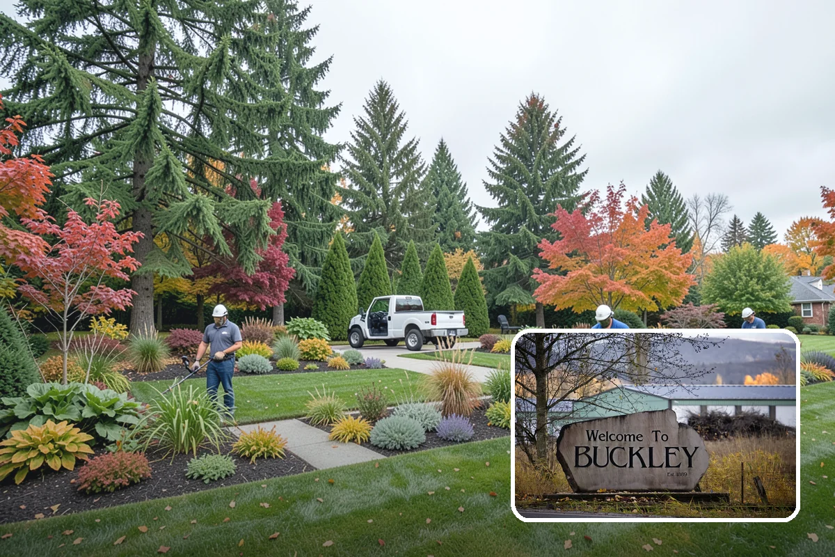 Birch Tree Pruning in Buckley, Pierce County, WA - Timed to limit heavy sap bleeding