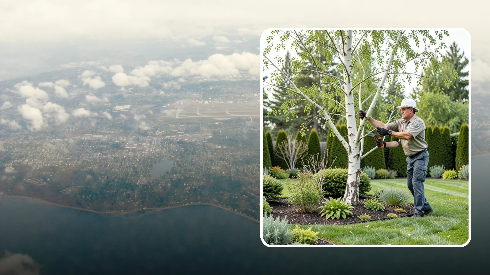 Birch Tree Pruning in Burien, King County, WA - Well-timed birch pruning that limits heavy sap bleeding while improving health and structure.