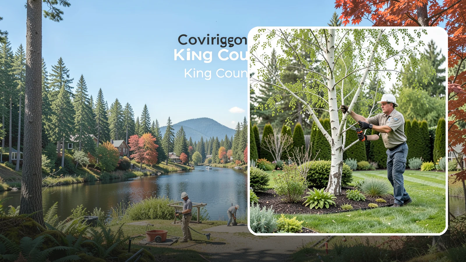 Birch Tree Pruning in Covington, King County, WA - Well-timed birch pruning that limits heavy sap bleeding while improving health and structure.