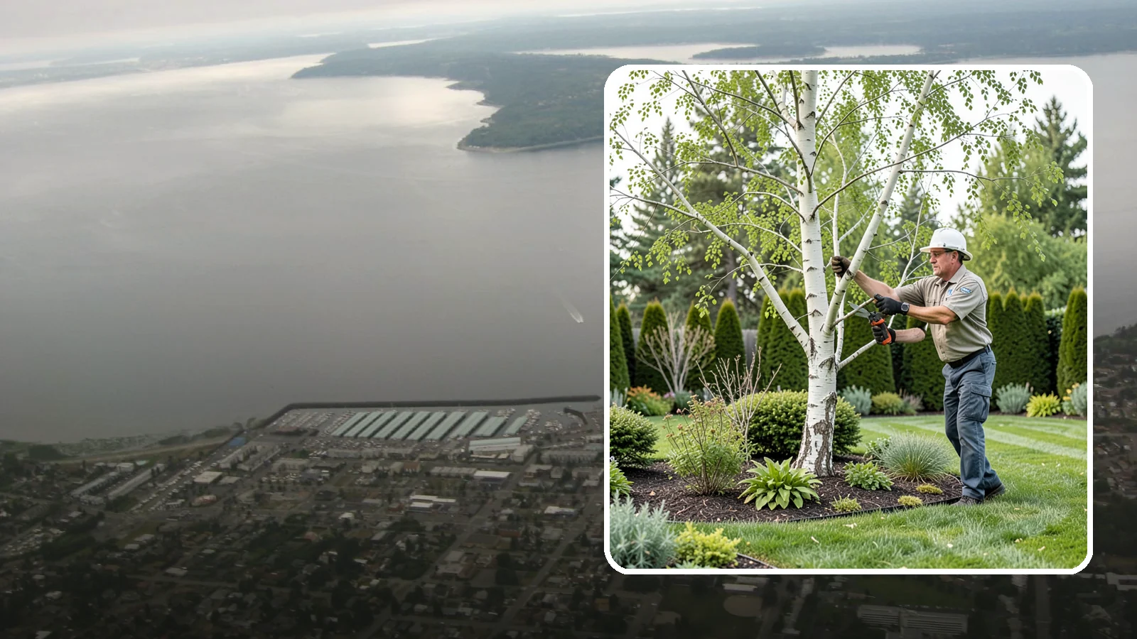 Birch Tree Pruning in Des Moines, King County, WA - Well-timed birch pruning that limits heavy sap bleeding while improving health and structure.