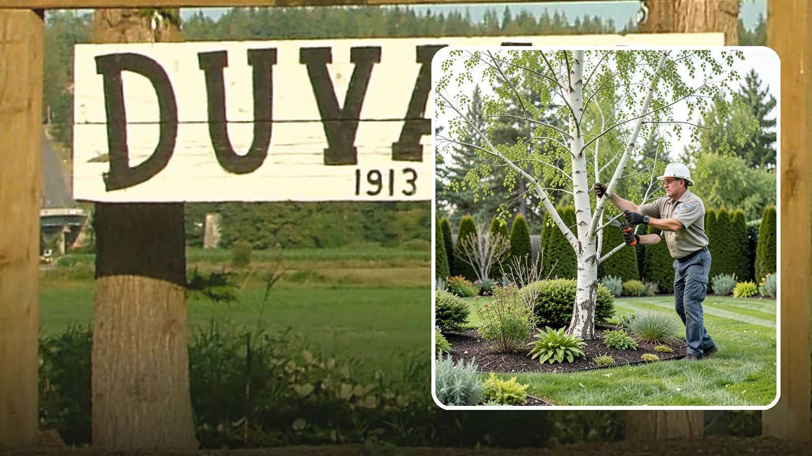 Birch Tree Pruning in Duvall, King County, WA - Well-timed birch pruning that limits heavy sap bleeding while improving health and structure.