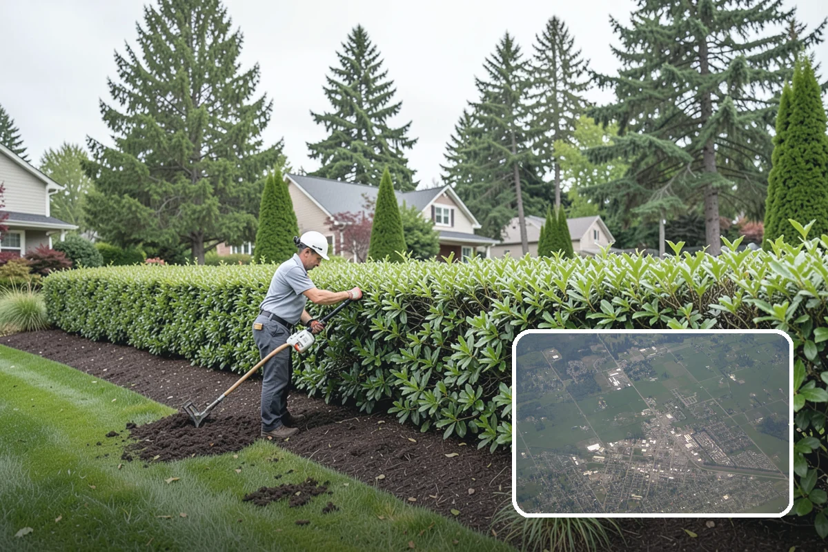 Birch Tree Pruning in Enumclaw, King County, WA - Timed to limit heavy sap bleeding
