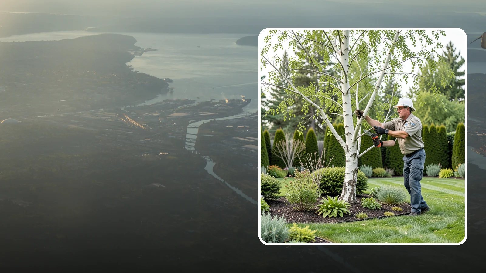 Birch Tree Pruning in Fife, Pierce County, WA - Well-timed birch pruning that limits heavy sap bleeding while improving health and structure.