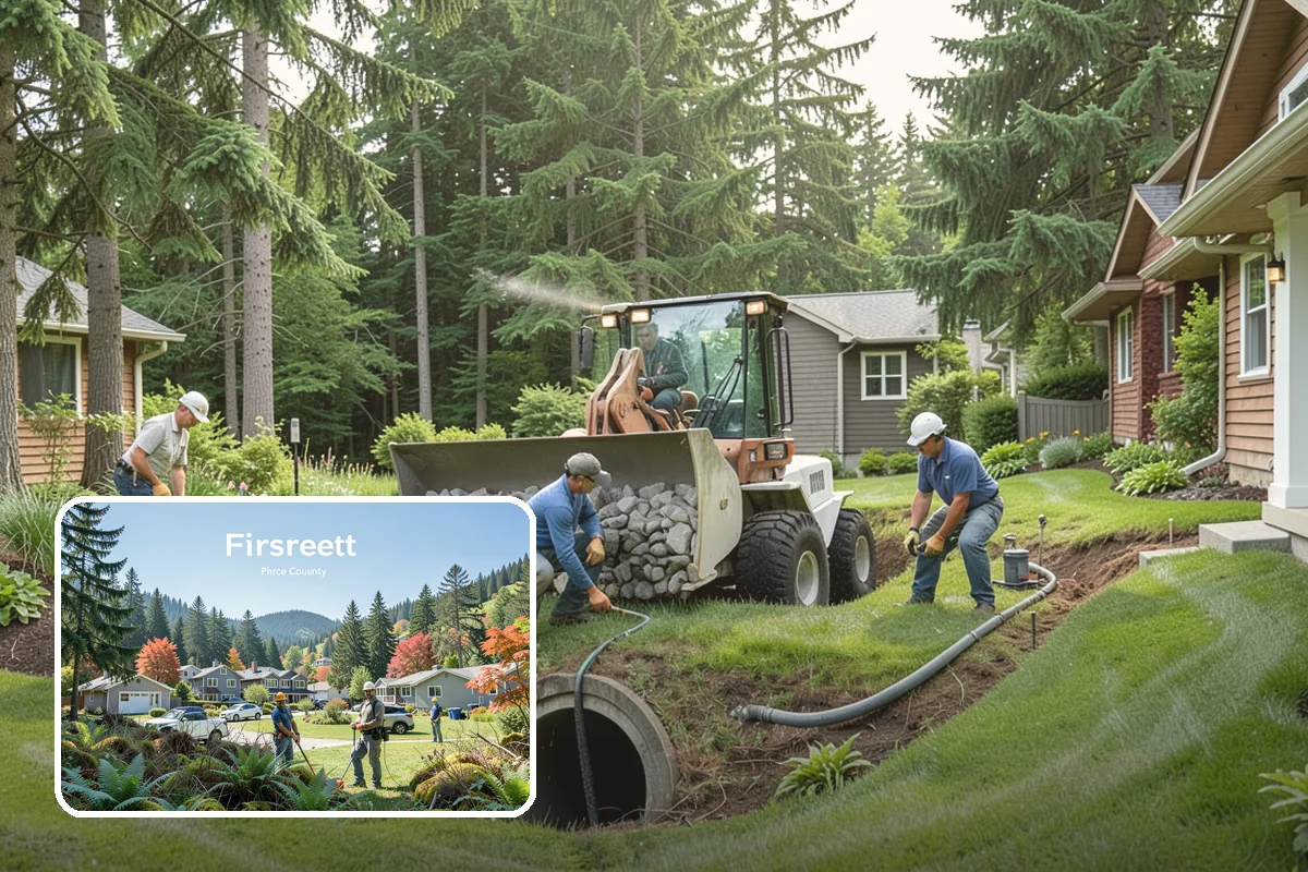 Birch Tree Pruning in Fircrest, Pierce County, WA - Timed to limit heavy sap bleeding