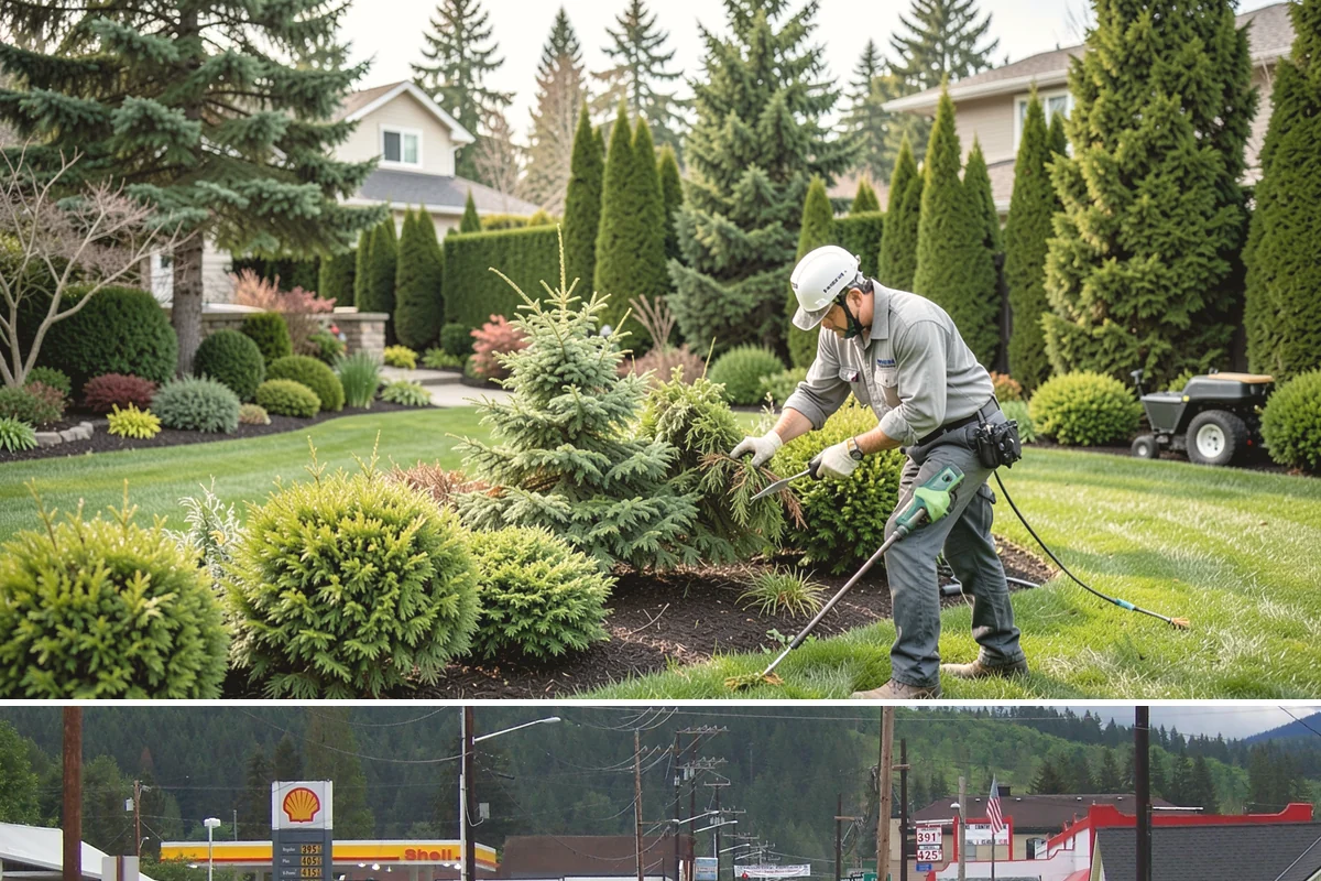 Birch Tree Pruning in Granite Falls, Snohomish County, WA - Best pruned in summer or late fall to avoid spring sap bleeding.
