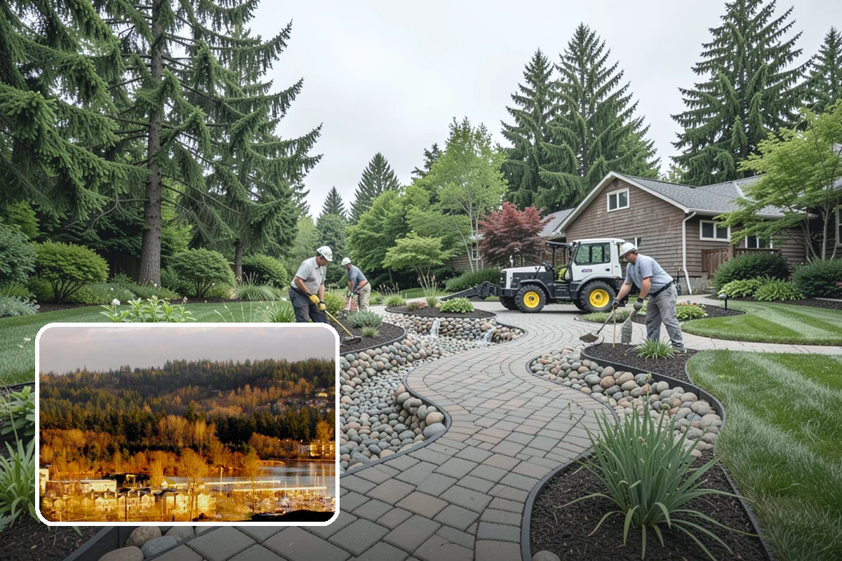 Birch Tree Pruning in Kenmore, King County, WA - Timed to limit heavy sap bleeding