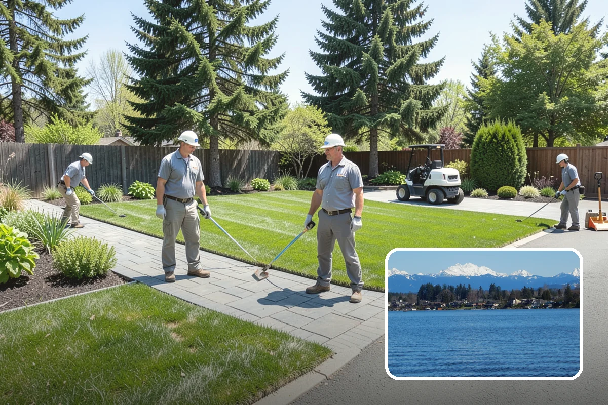 Birch Tree Pruning in Lake Stevens, Snohomish County, WA - Timed to limit heavy sap bleeding