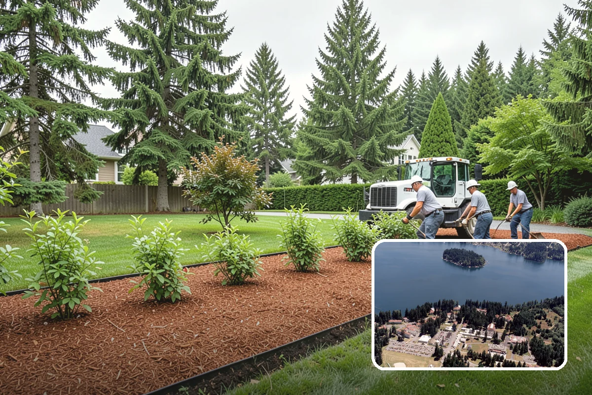 Birch Tree Pruning in Lakewood, Pierce County, WA - Timed to limit heavy sap bleeding
