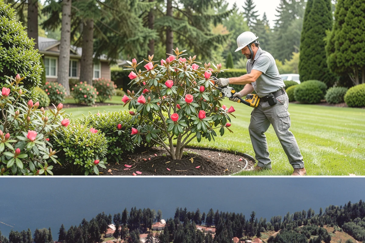 Birch Tree Pruning in Lakewood, Pierce County, WA - Best pruned in summer or late fall to avoid spring sap bleeding.