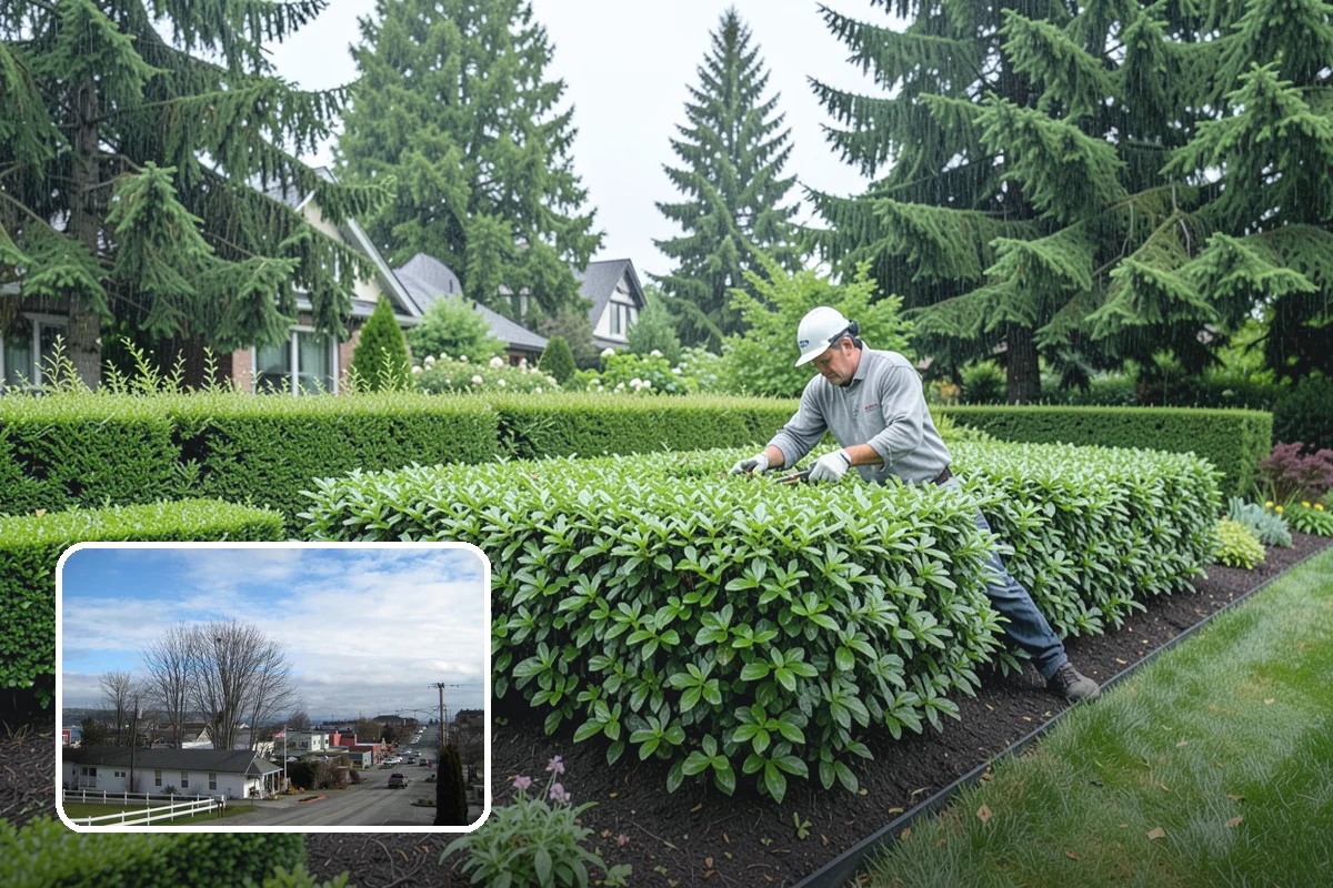 Birch Tree Pruning in Langley, Island County, WA - Timed to limit heavy sap bleeding