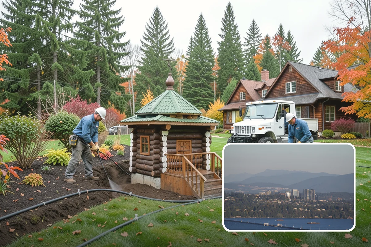 Birch Tree Pruning in Medina, King County, WA - Timed to limit heavy sap bleeding