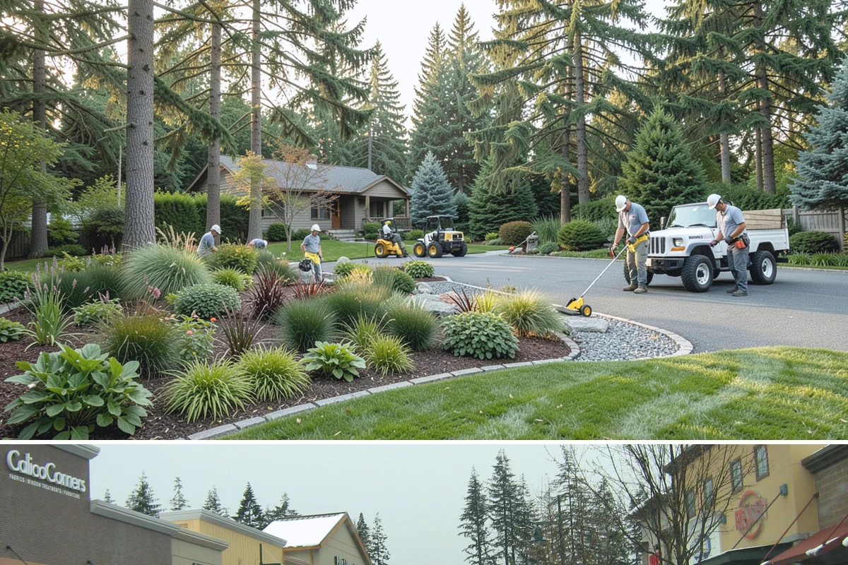 Birch Tree Pruning in Mill Creek, Snohomish County, WA - Best pruned in summer or late fall to avoid spring sap bleeding.