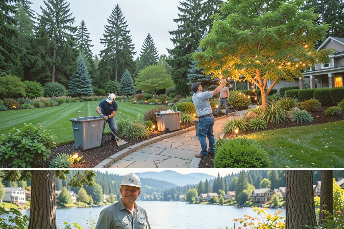 Birch Tree Pruning in Milton, King County, WA - Best pruned in summer or late fall to avoid spring sap bleeding.