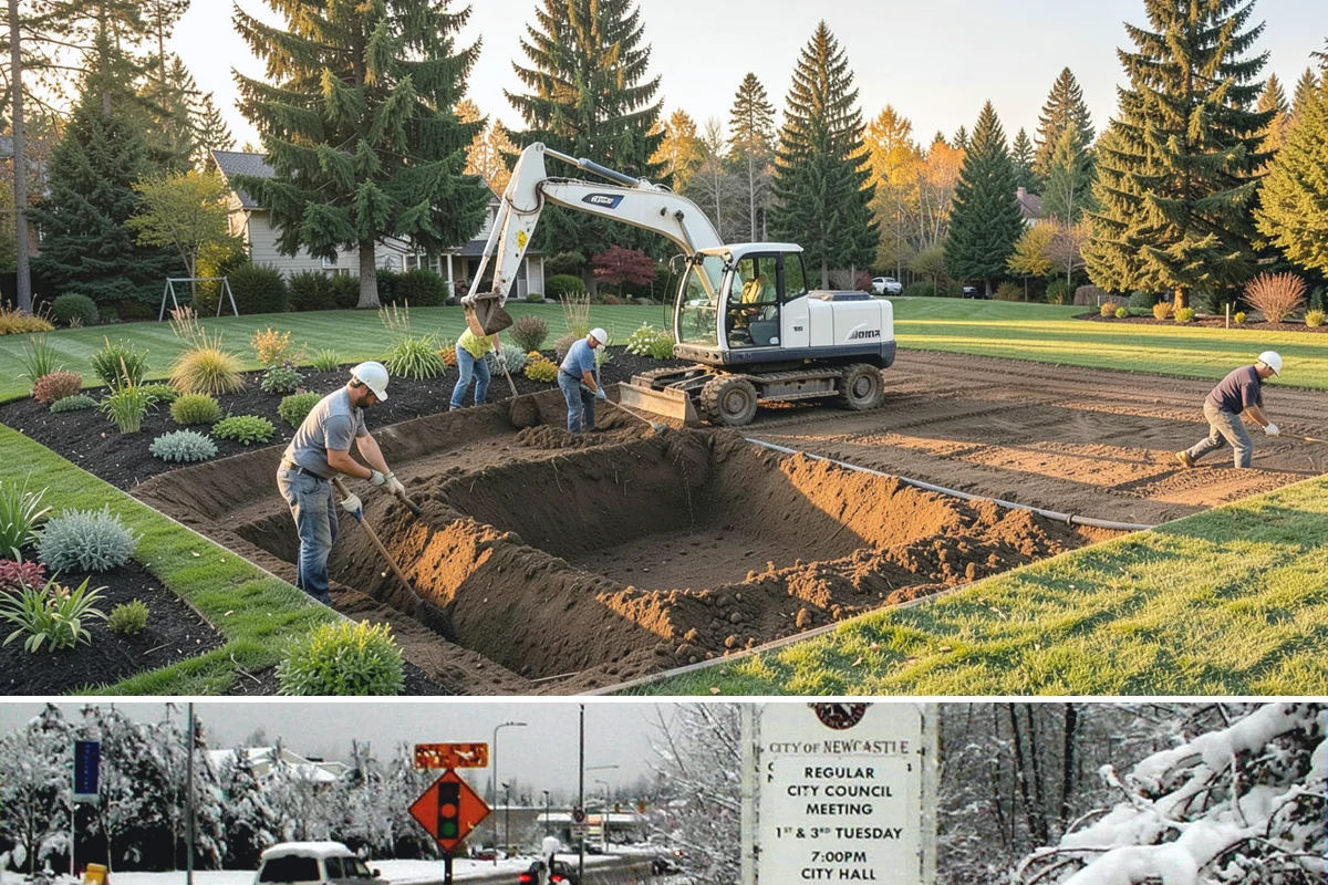 Birch Tree Pruning in Newcastle, King County, WA - Best pruned in summer or late fall to avoid spring sap bleeding.