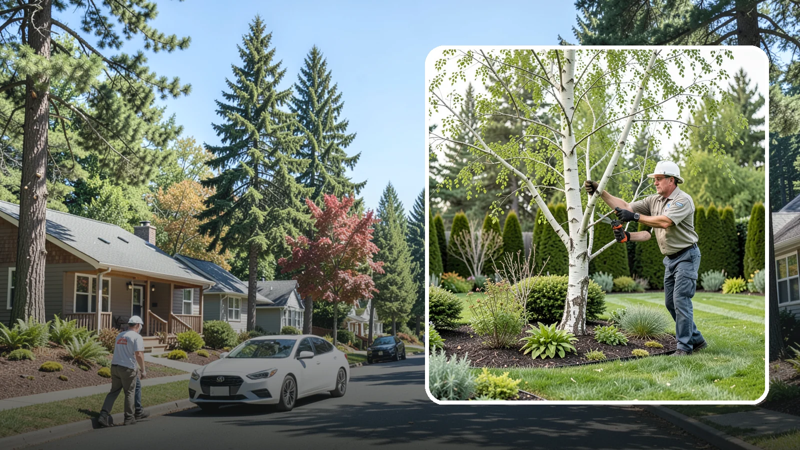Birch Tree Pruning in Orting, Pierce County, WA - Well-timed birch pruning that limits heavy sap bleeding while improving health and structure.