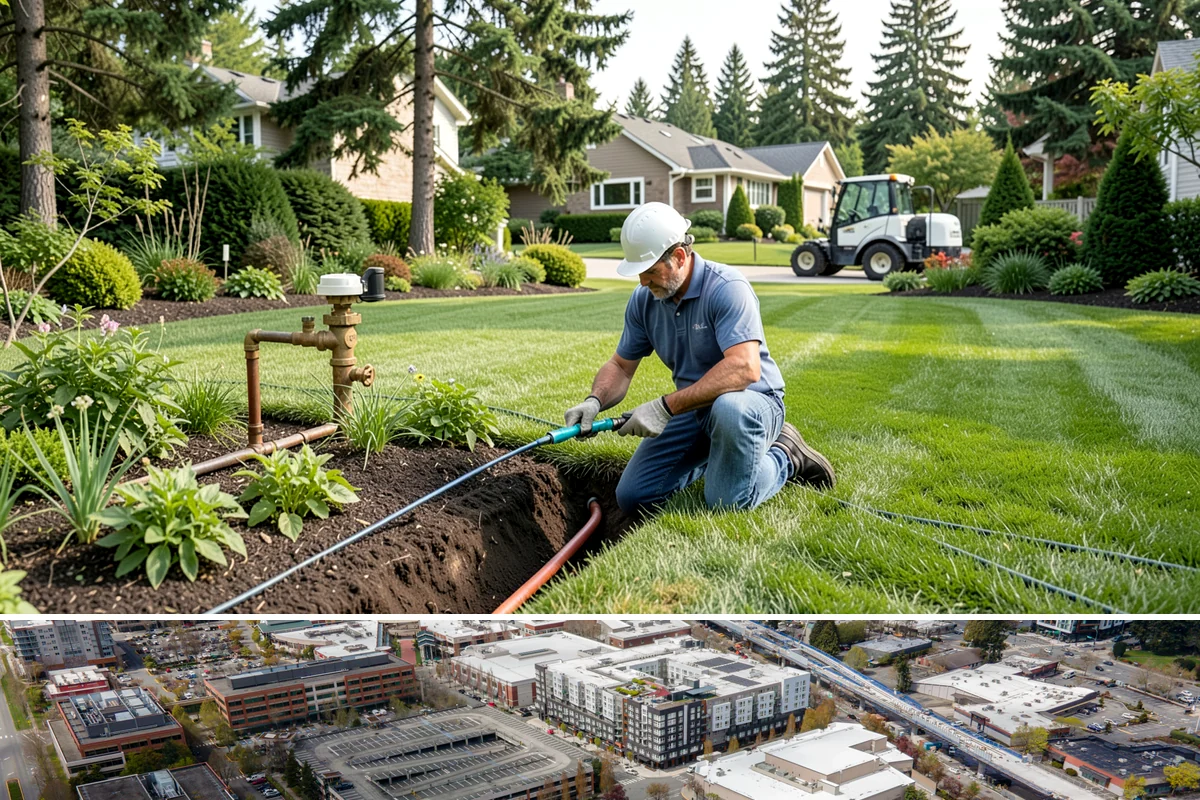 Birch Tree Pruning in Redmond, King County, WA - Best pruned in summer or late fall to avoid spring sap bleeding.