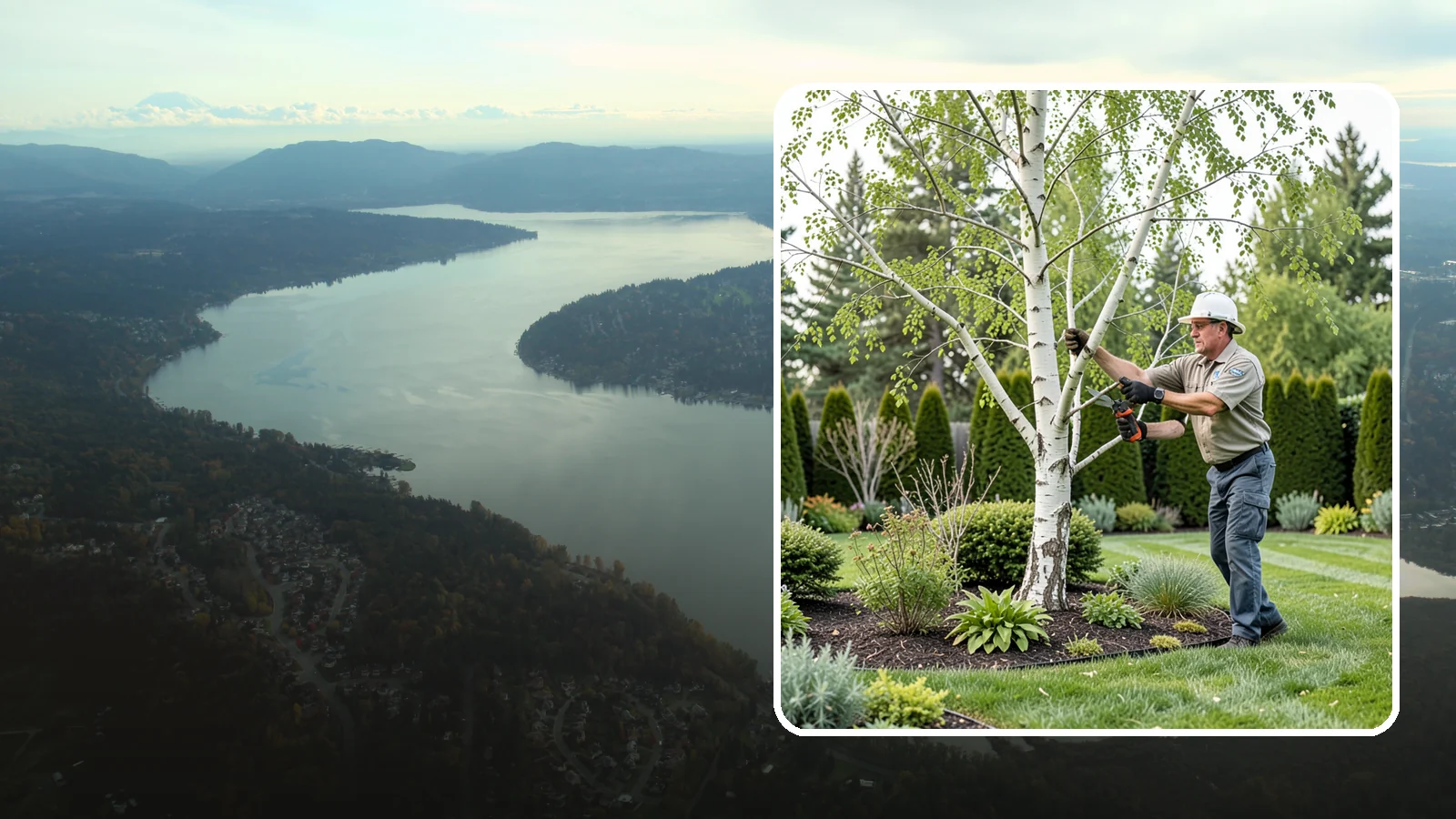 Birch Tree Pruning in Sammamish, King County, WA - Well-timed birch pruning that limits heavy sap bleeding while improving health and structure.