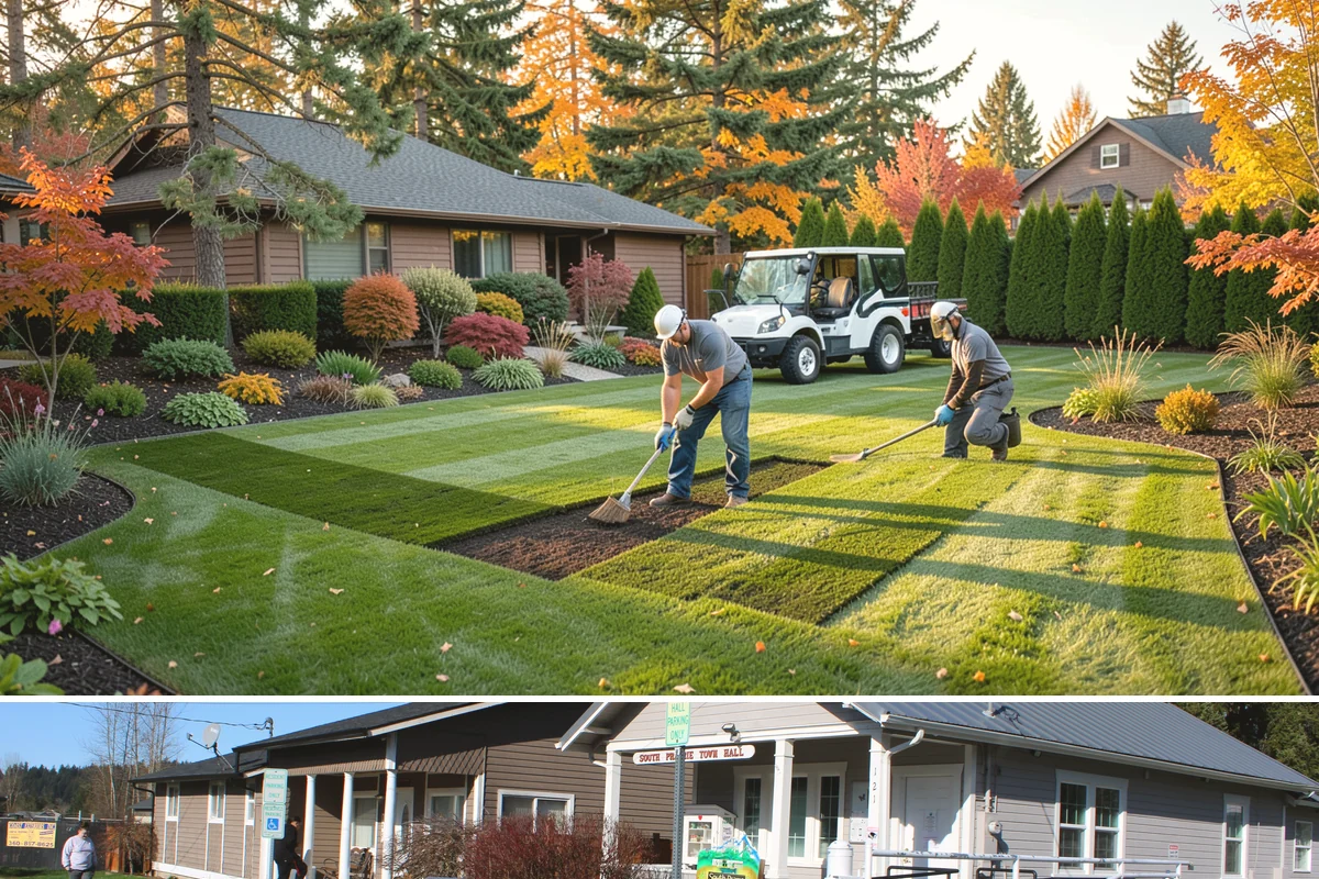Birch Tree Pruning in South Prairie, Pierce County, WA - Best pruned in summer or late fall to avoid spring sap bleeding.