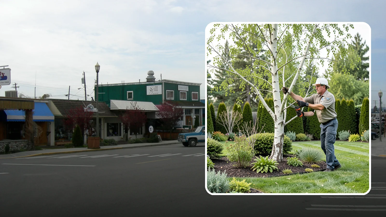 Birch Tree Pruning in Stanwood, Snohomish County, WA - Well-timed birch pruning that limits heavy sap bleeding while improving health and structure.