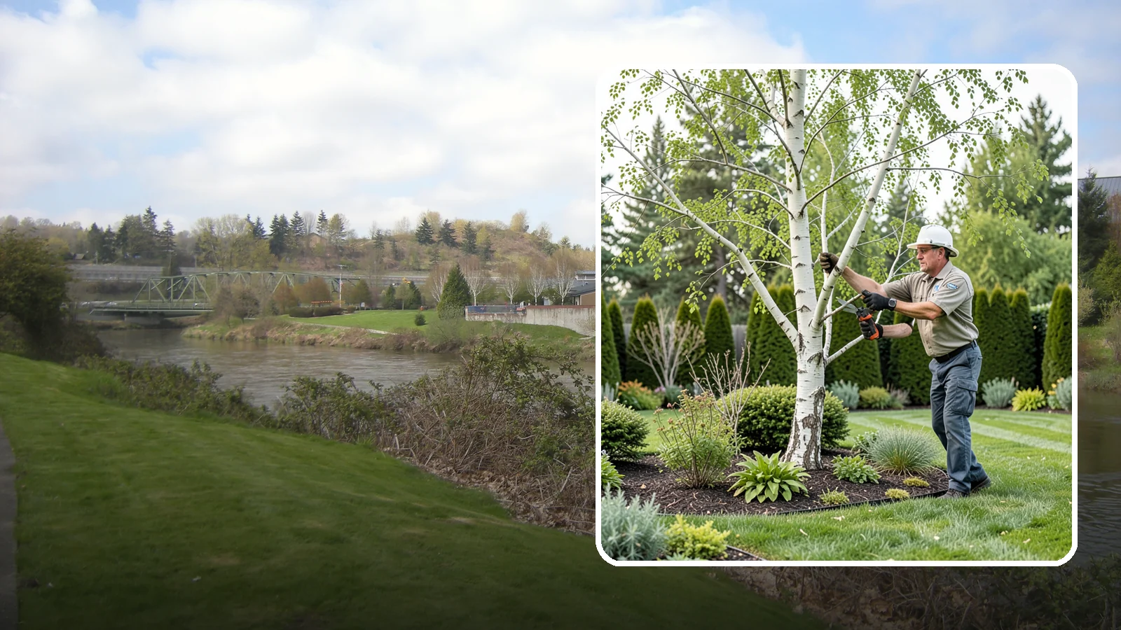 Birch Tree Pruning in Tukwila, King County, WA - Well-timed birch pruning that limits heavy sap bleeding while improving health and structure.