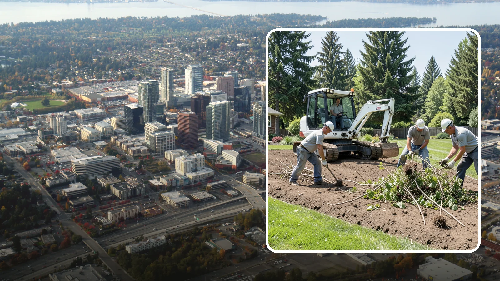 Blackberry Removal in Bellevue, King County, WA - Complete removal of invasive Himalayan blackberry, including root crowns, to reclaim your property for good.