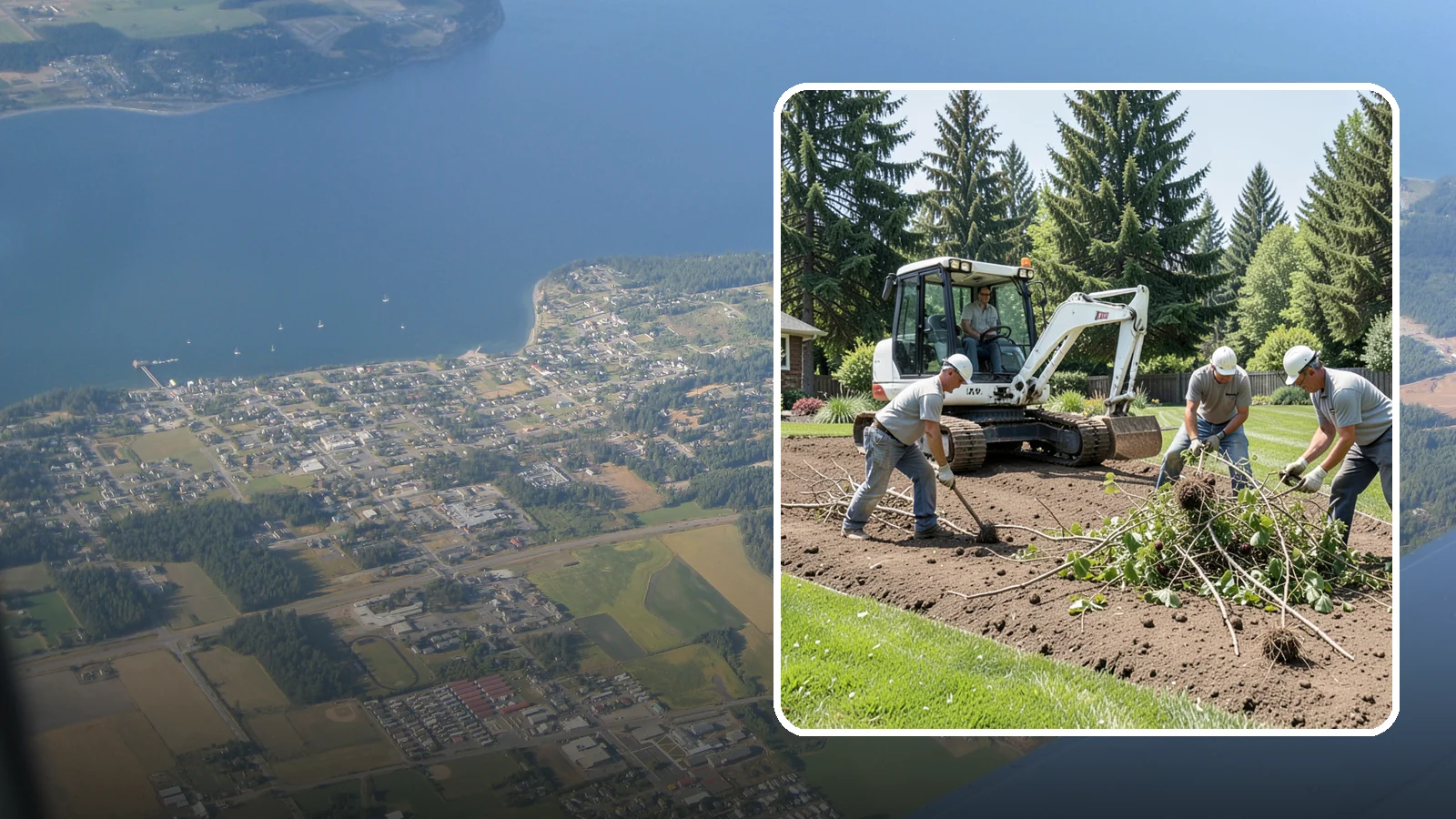 Blackberry Removal in Coupeville, Island County, WA - Complete removal of invasive Himalayan blackberry, including root crowns, to reclaim your property for good.
