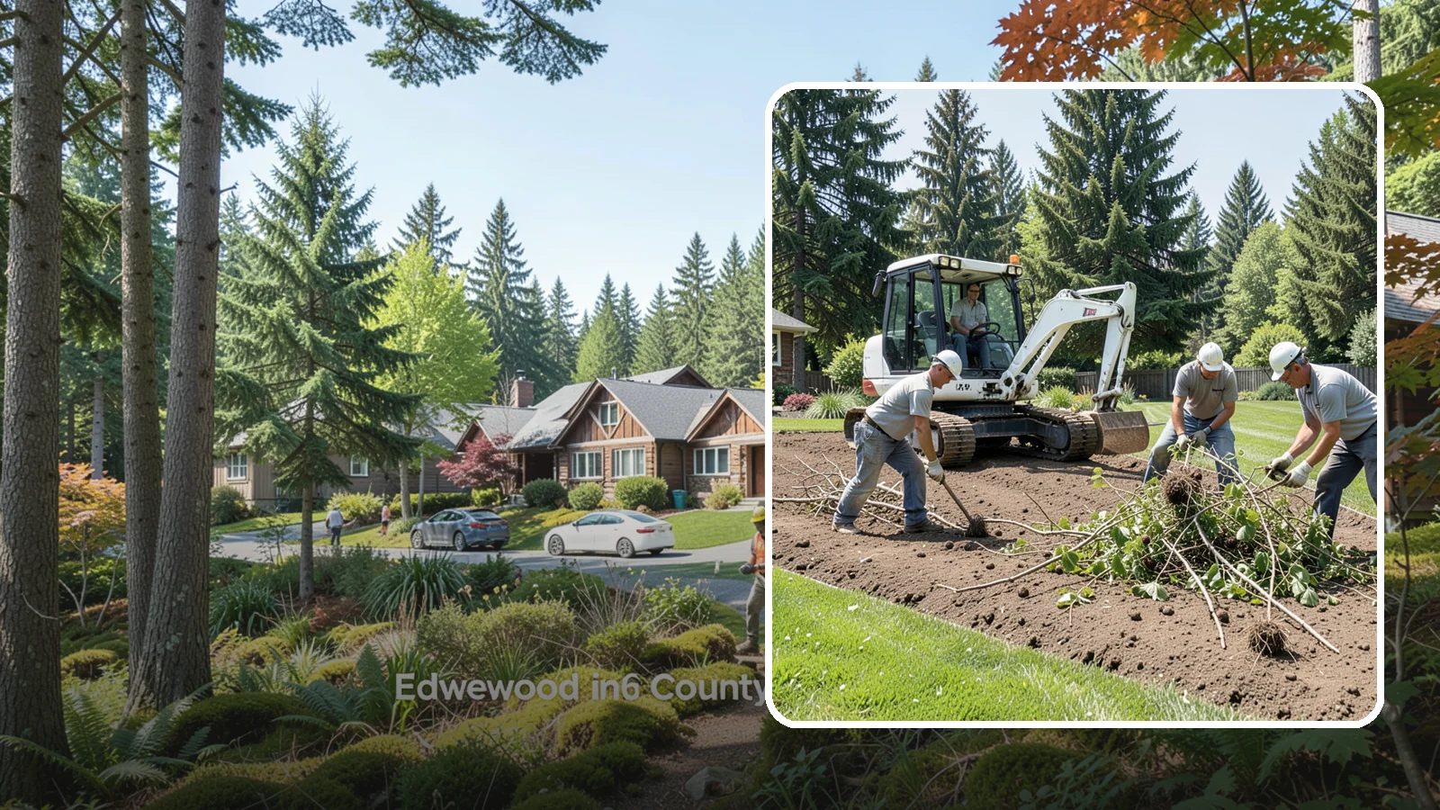 Blackberry Removal in Edgewood, Pierce County, WA - Complete removal of invasive Himalayan blackberry, including root crowns, to reclaim your property for good.