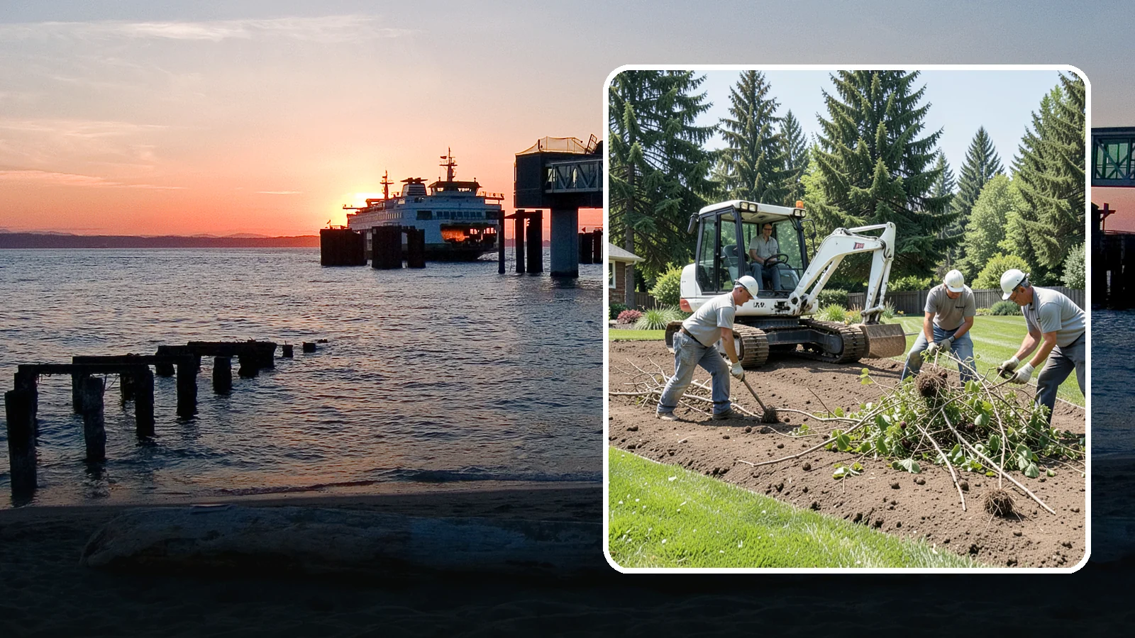 Blackberry Removal in Edmonds, Snohomish County, WA - Complete removal of invasive Himalayan blackberry, including root crowns, to reclaim your property for good.