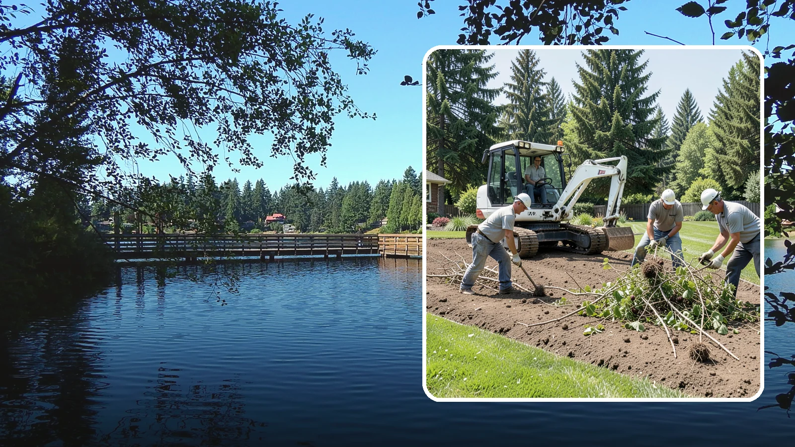 Blackberry Removal in Federal Way, King County, WA - Complete removal of invasive Himalayan blackberry, including root crowns, to reclaim your property for good.