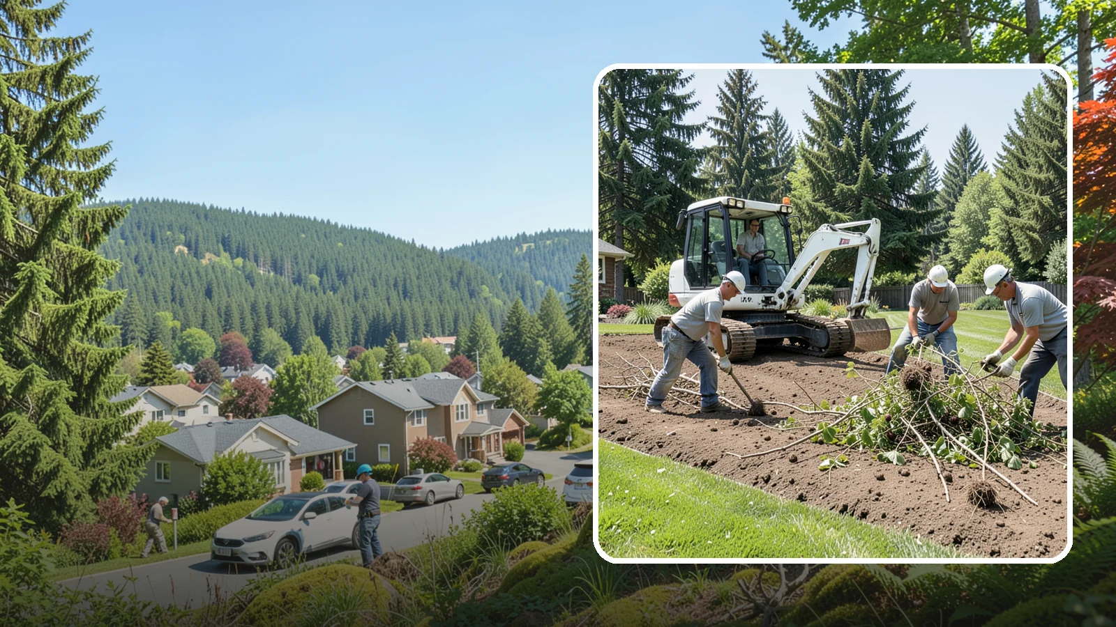 Blackberry Removal in Index, Snohomish County, WA - Complete removal of invasive Himalayan blackberry, including root crowns, to reclaim your property for good.