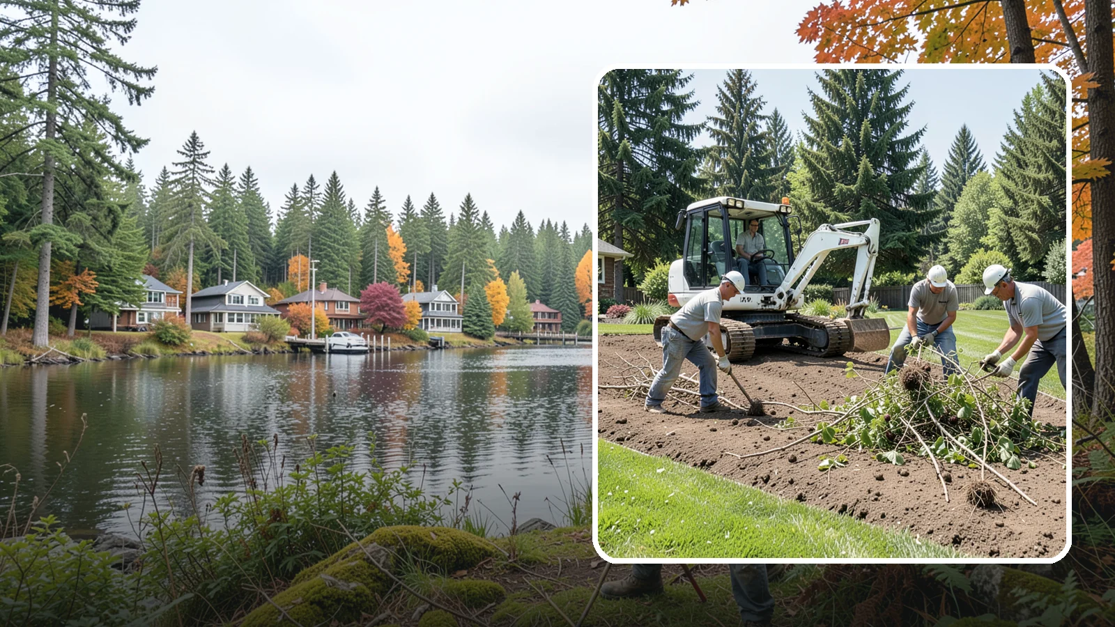 Blackberry Removal in La Conner, Skagit County, WA - Complete removal of invasive Himalayan blackberry, including root crowns, to reclaim your property for good.