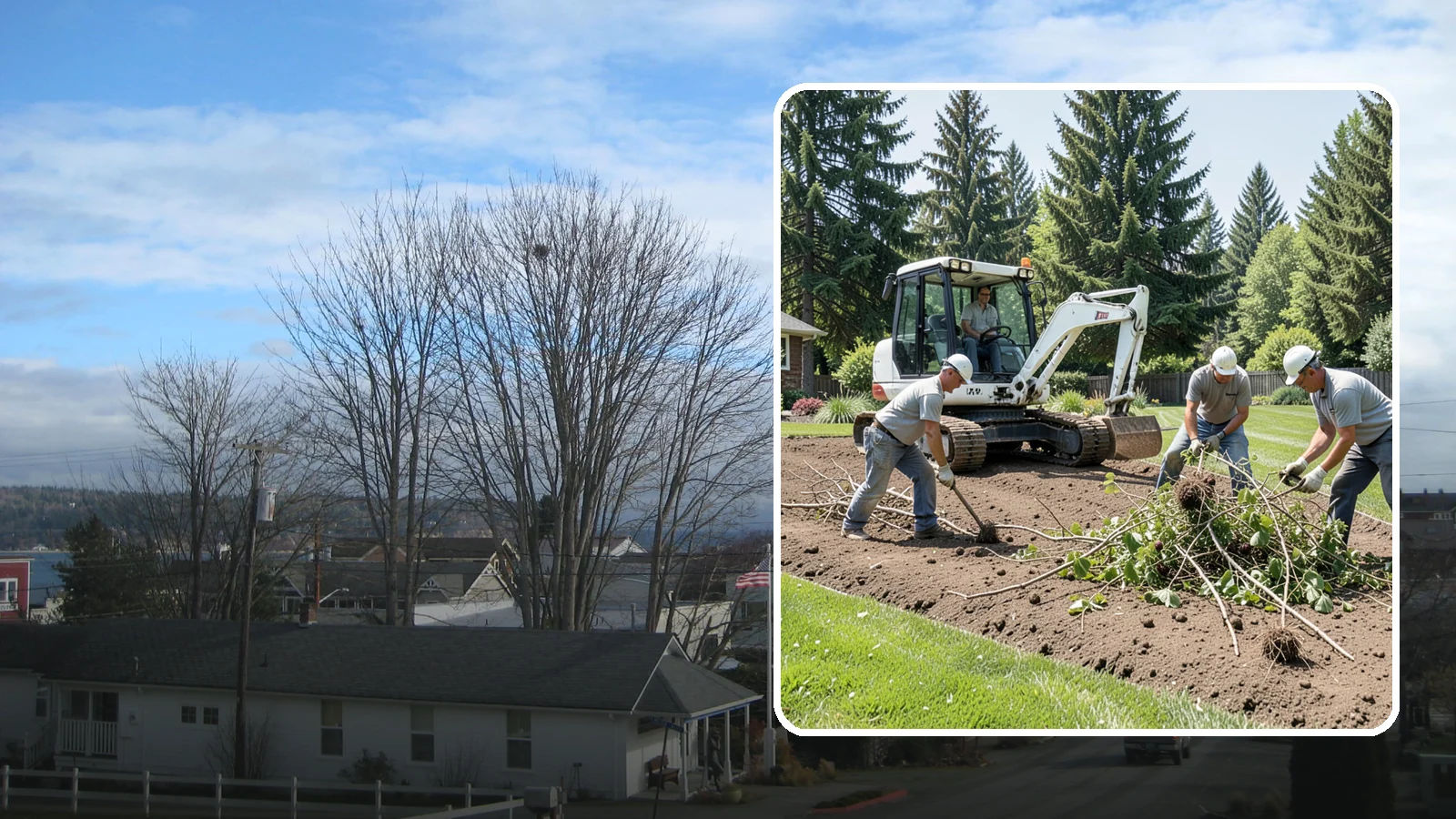 Blackberry Removal in Langley, Island County, WA - Complete removal of invasive Himalayan blackberry, including root crowns, to reclaim your property for good.