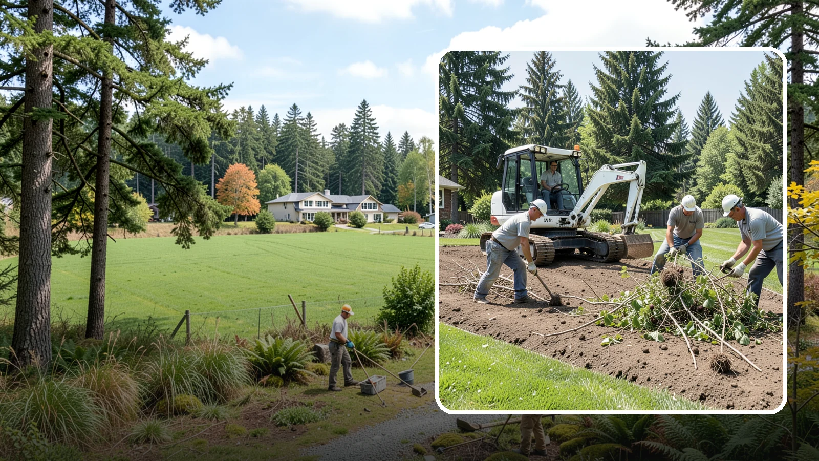 Blackberry Removal in Lyman, Skagit County, WA - Complete removal of invasive Himalayan blackberry, including root crowns, to reclaim your property for good.