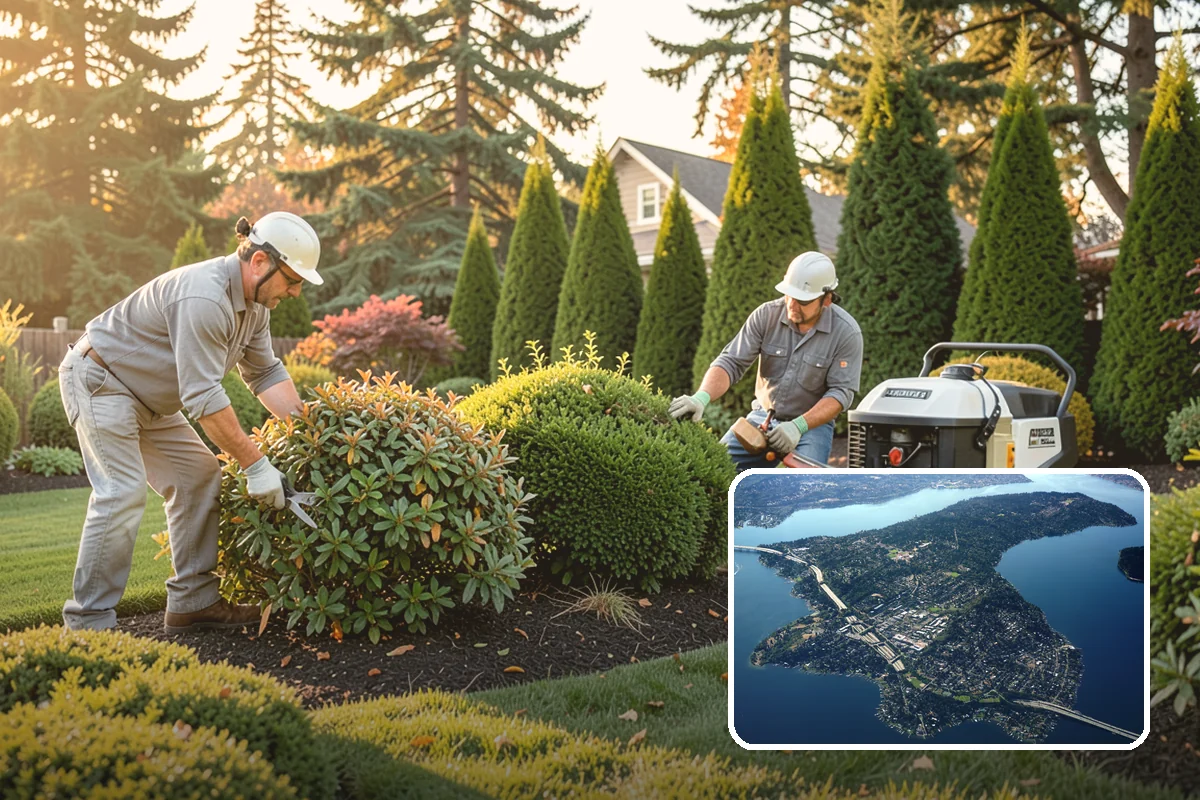 Blackberry Removal in Mercer Island, King County, WA - Reclaims blackberry-choked ground