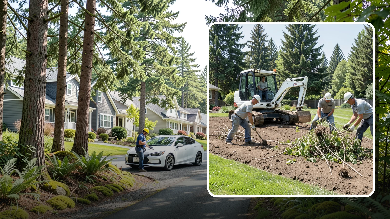 Blackberry Removal in Normandy Park, King County, WA - Complete removal of invasive Himalayan blackberry, including root crowns, to reclaim your property for good.