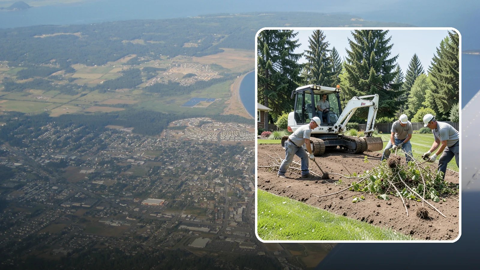 Blackberry Removal in Oak Harbor, Island County, WA - Complete removal of invasive Himalayan blackberry, including root crowns, to reclaim your property for good.