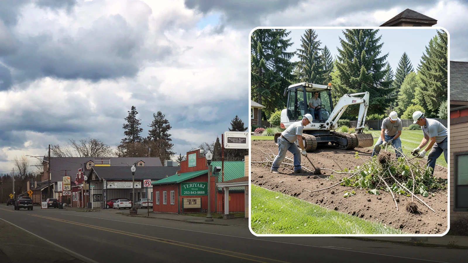 Blackberry Removal in Roy, Pierce County, WA - Complete removal of invasive Himalayan blackberry, including root crowns, to reclaim your property for good.