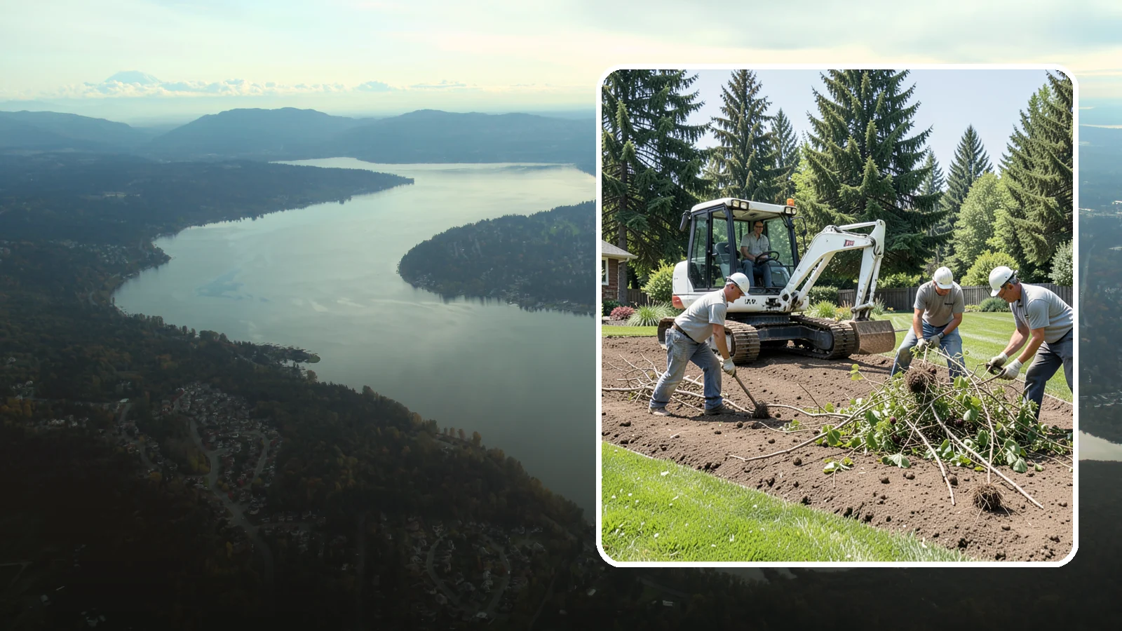 Blackberry Removal in Sammamish, King County, WA - Complete removal of invasive Himalayan blackberry, including root crowns, to reclaim your property for good.