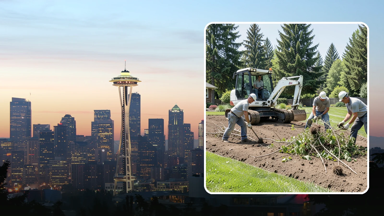 Blackberry Removal in Seattle, King County, WA - Complete removal of invasive Himalayan blackberry, including root crowns, to reclaim your property for good.