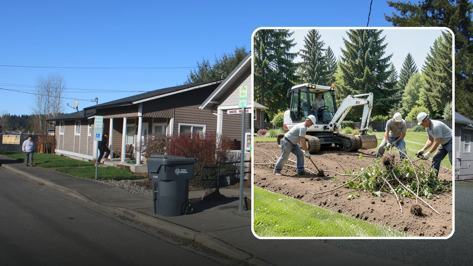 Blackberry Removal in South Prairie, Pierce County, WA - Complete removal of invasive Himalayan blackberry, including root crowns, to reclaim your property for good.