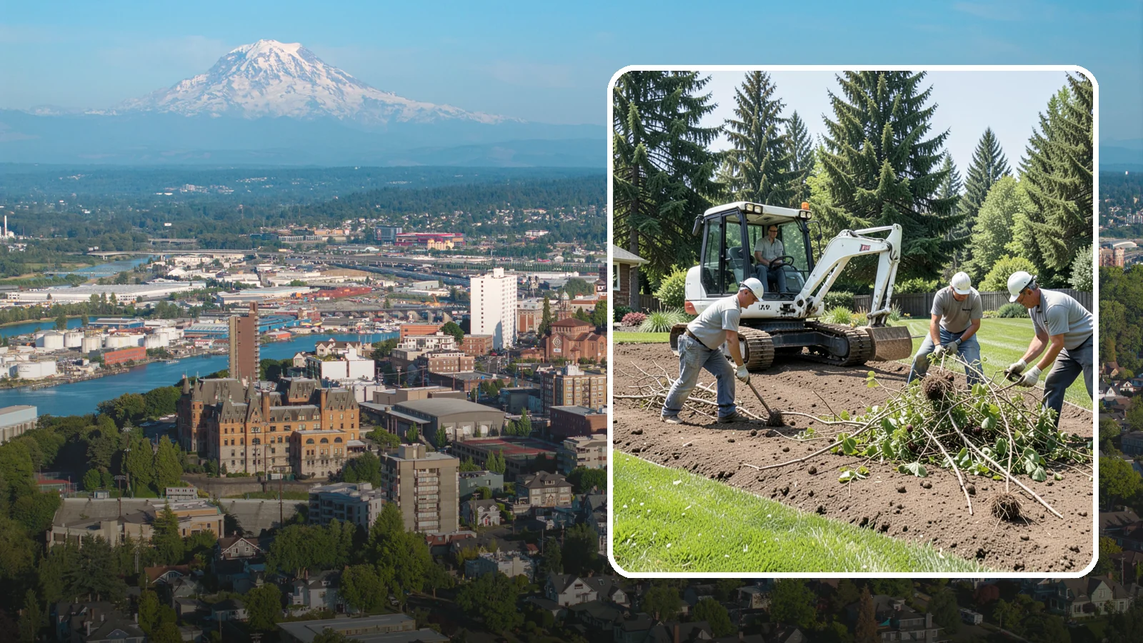 Blackberry Removal in Tacoma, Pierce County, WA - Complete removal of invasive Himalayan blackberry, including root crowns, to reclaim your property for good.