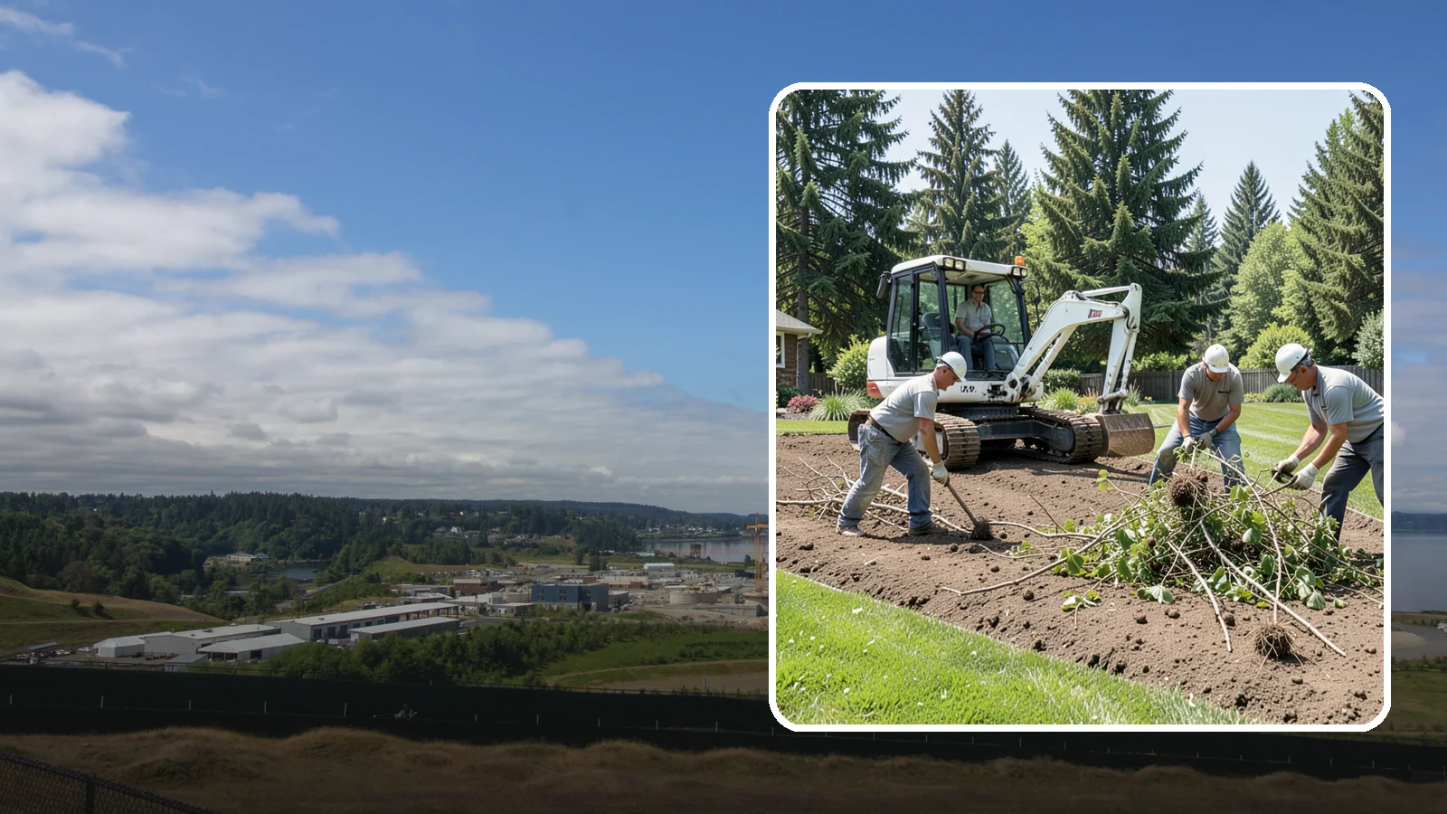 Blackberry Removal in University Place, Pierce County, WA - Complete removal of invasive Himalayan blackberry, including root crowns, to reclaim your property for good.