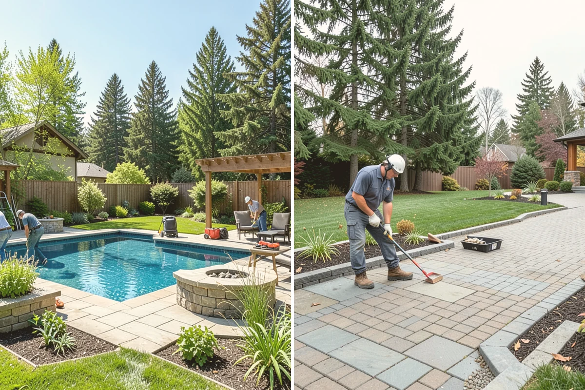 Block Wall Installation in Algona, King County, WA - Excavate and compact a level leveling-pad base