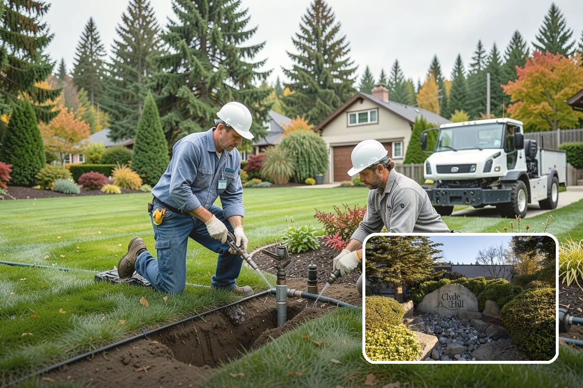 Block Wall Installation in Clyde Hill, King County, WA - Engineered drainage relieves hydrostatic pressure