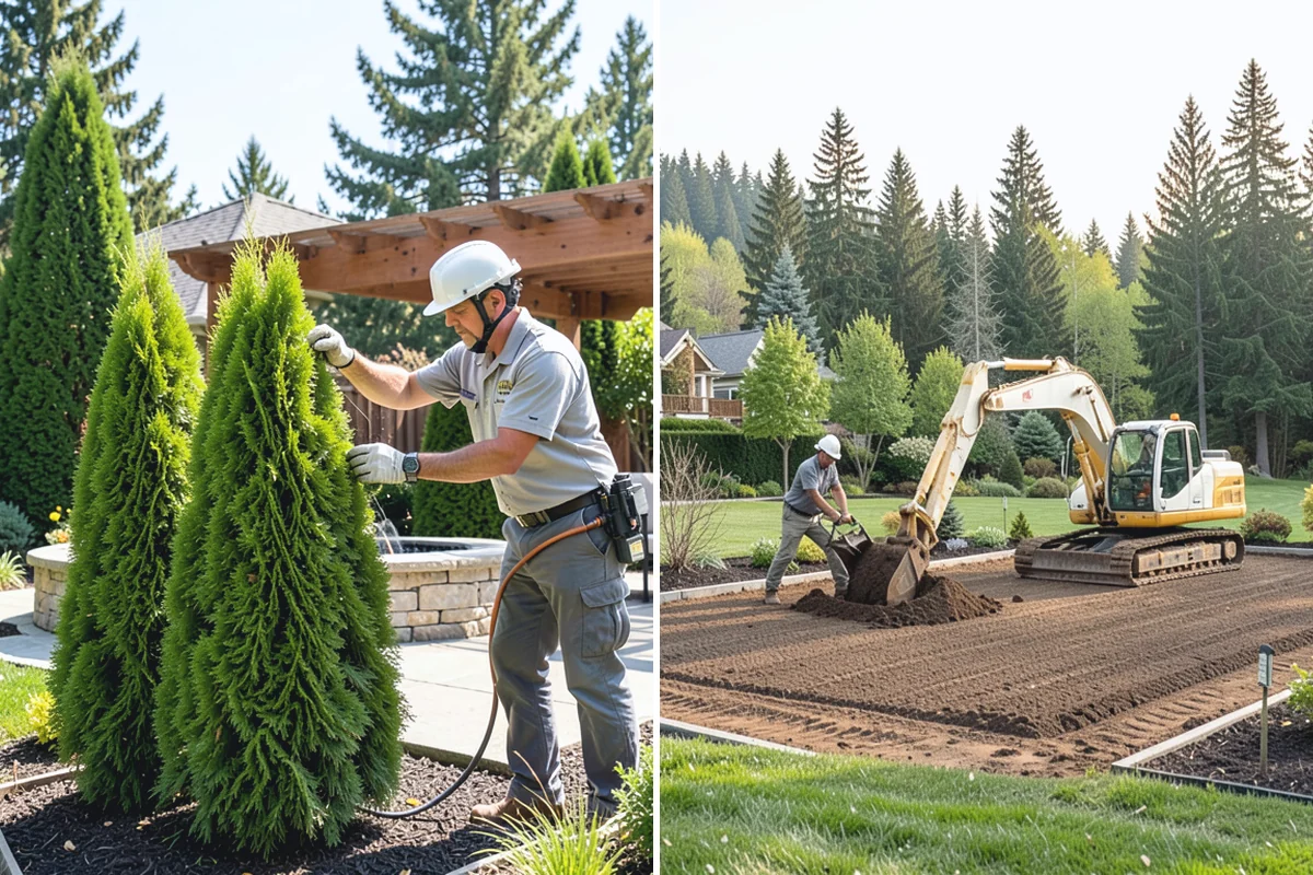 Block Wall Installation in Darrington, Snohomish County, WA - Excavate and compact a level leveling-pad base