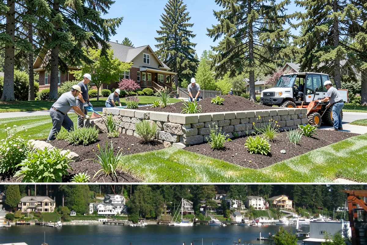 Block Wall Installation in Gig Harbor, Pierce County, WA - Drier summer and early fall conditions make excavation and backfilling far more manageable, since saturated soil is unstable and...