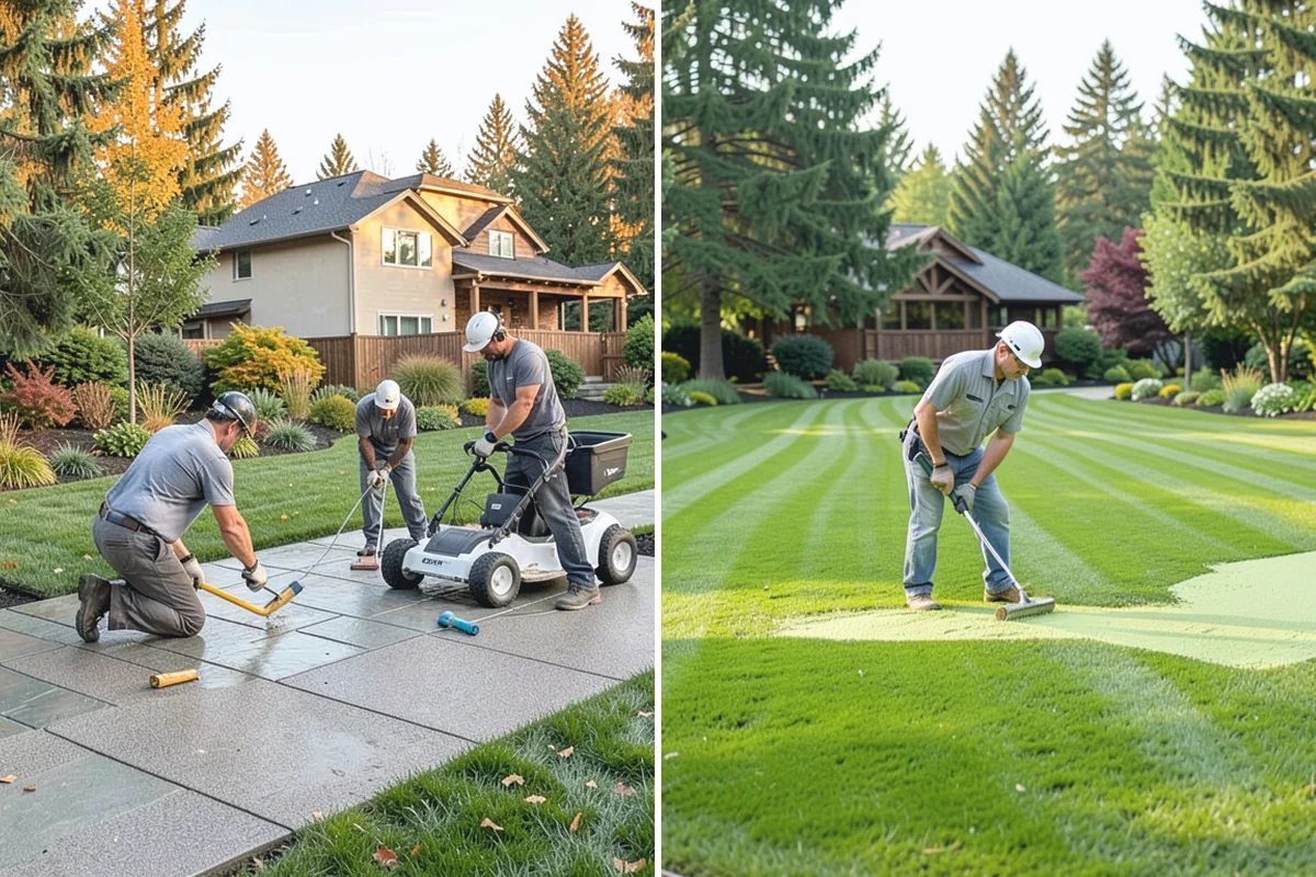 Block Wall Installation in Granite Falls, Snohomish County, WA - Excavate and compact a level leveling-pad base