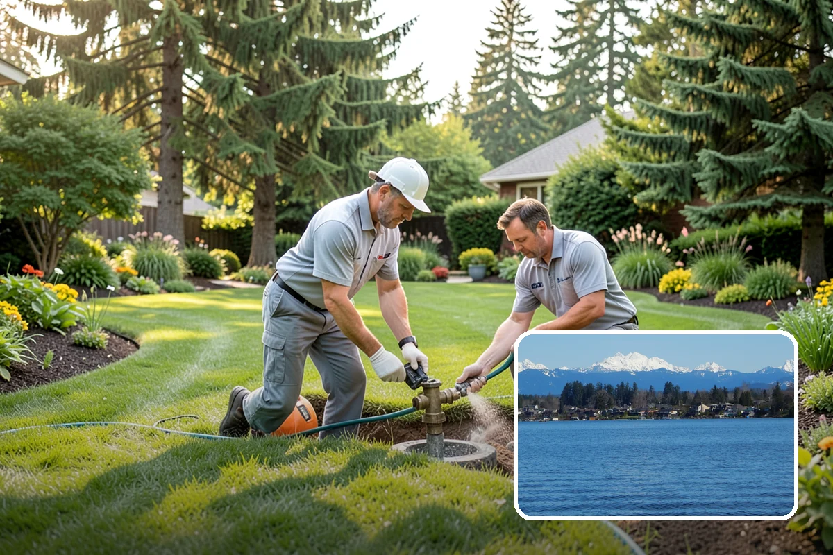 Block Wall Installation in Lake Stevens, Snohomish County, WA - Engineered drainage relieves hydrostatic pressure