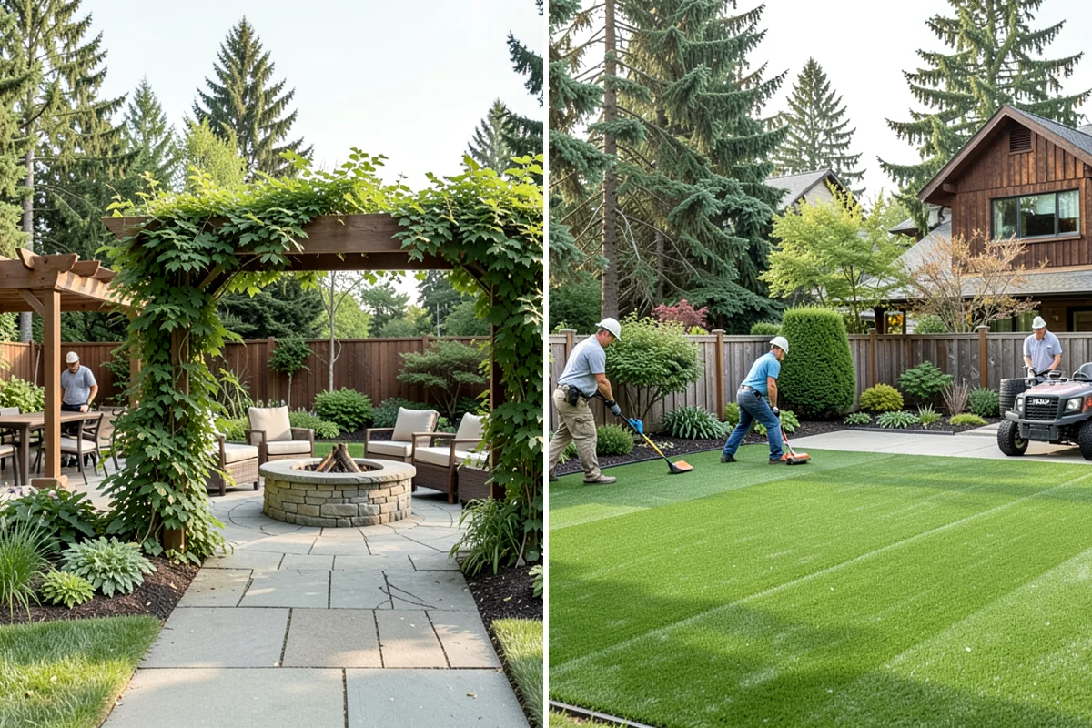 Block Wall Installation in Maple Valley, King County, WA - Excavate and compact a level leveling-pad base